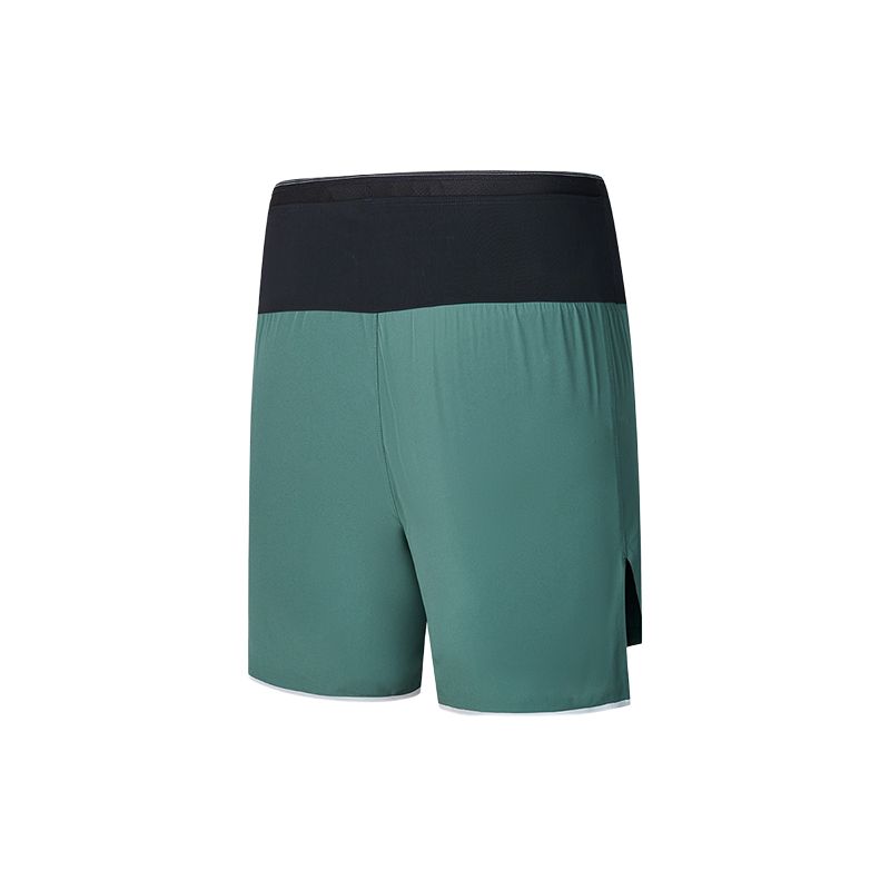 Saucony Mens Training Series Ultra Lightweight Breathable Single Layer Five-Point Casual Shorts Men shorts Deep-Forest-Green SO2259DP31T-GE175