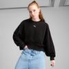Puma WARDROBE ESS OVER-OVERSIZED TR women's sweatshirt black 62974801 size XL