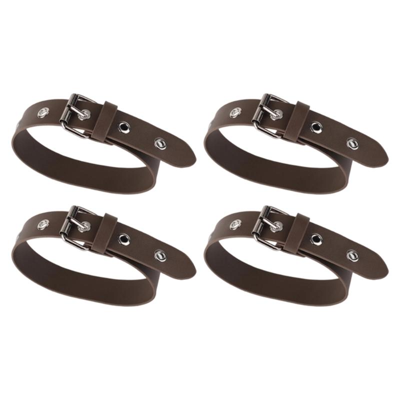 4 шт. Удлинитель рукава пальто Ремешок из ПУ кожи Манжета пальто Расширитель для курток Ветровок Верхняя одежда Модификация