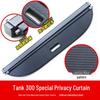 Tank 300 Rear Trunk Cover and Storage Partition Baffle for Interior Modification