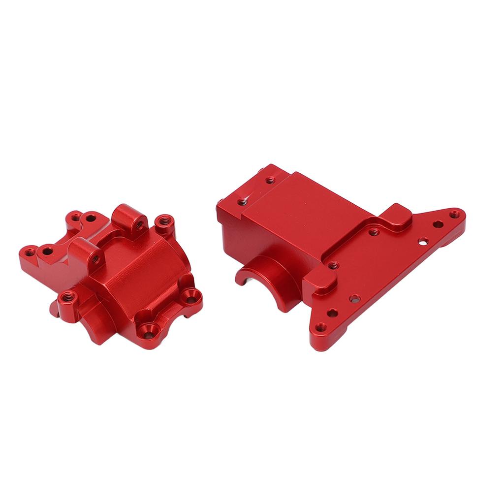 RC Gear Box Cover Front Rear Aluminum Alloy Upgrade Part Gear Case Housing for Traxxas Latrax Teton 1 18 Crawler Red