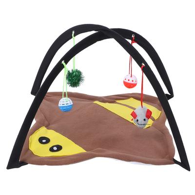 Pet Cat Small Dog Foldable Heating Tent Constant Temperature House Playing Bed for All Seasons Built In USB