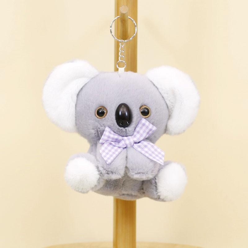 Adorable Koala Plush Keychain Soft Stuffed Animal Bag Charm Cute 12cm Toy