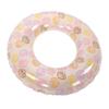 Inflatable Pool Float Ring 35 Inch Float Tube PVC Flotation Pool Swim Tube for Beach Swimming Party Vacation Yellow
