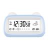 Cartoon Cat Night Light Alarm Clock - Smart Digital Display for Kids, Students, Boys & Girls - Desktop Electronic Watch Gift