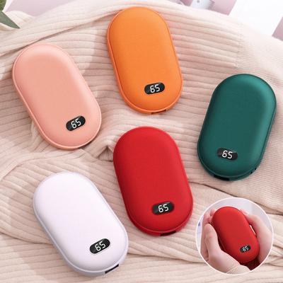 2 In 1 Rechargeable Hand Warmer Portable Power Bank USB Charging Mini Pocket Heater Winter Warm Supplies Electric Warmer Winter