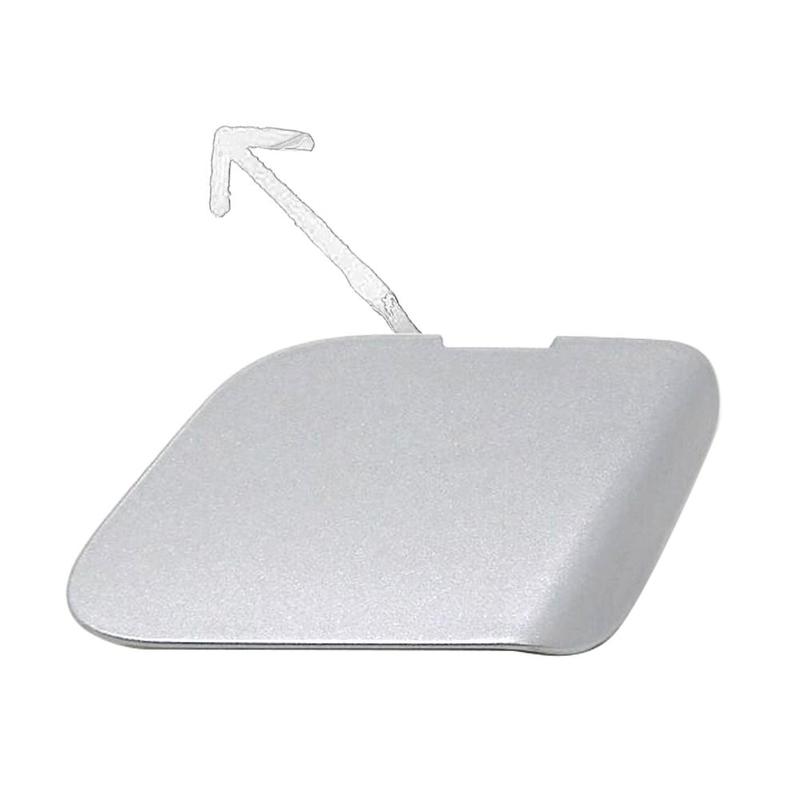 71104TF0900 Car Front Bumper Tow Hook Eye Cover Cap Fit for Honda Fit Jazz GE6 GE8 2012-2014 Silver Plastic