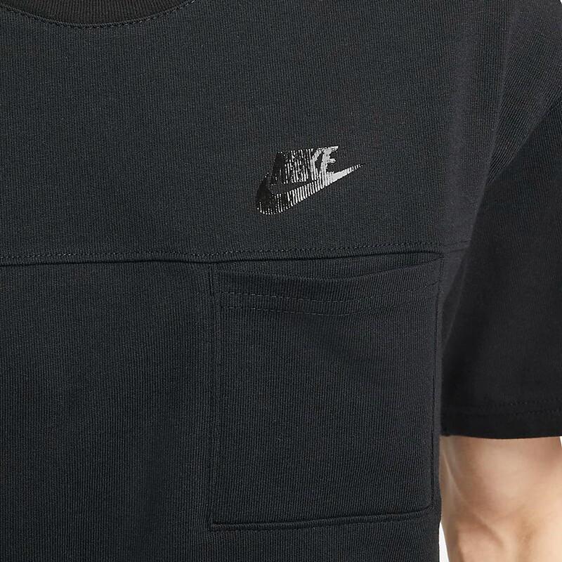Nike Sportswear Round Neck Breathable Casual Short Sleeve T-Shirt Men Tops Black DD4743-010
