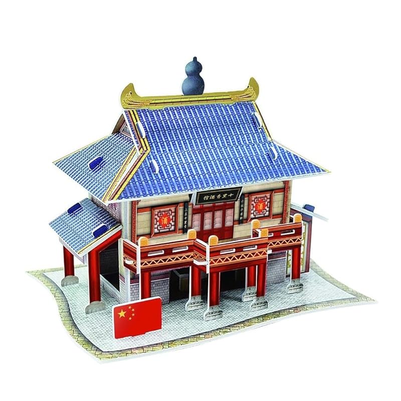 

3D assembly model World Famous Buildings & Sailing Ships Series (Chinese bistro)