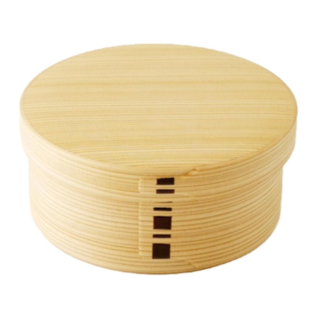 Maru Bento 820ml Magewappa Bento Box Lunch Box Made in Japan Odate Kogei production Natural wood Wooden Durable Lightweight Round shape Women Men