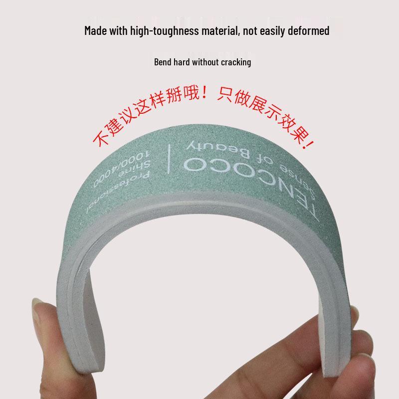 High-End Washable Nail File: Wear-Resistant, Multi-Functional Manicure Polishing and Sanding Strip with Fast Shipping