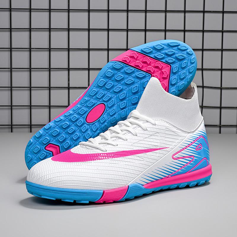 Youth Soccer Shoes Men Women Professional Training Outdoor Football Shoes Anti Slip Wear-resistant Trendy Football Boots for Man