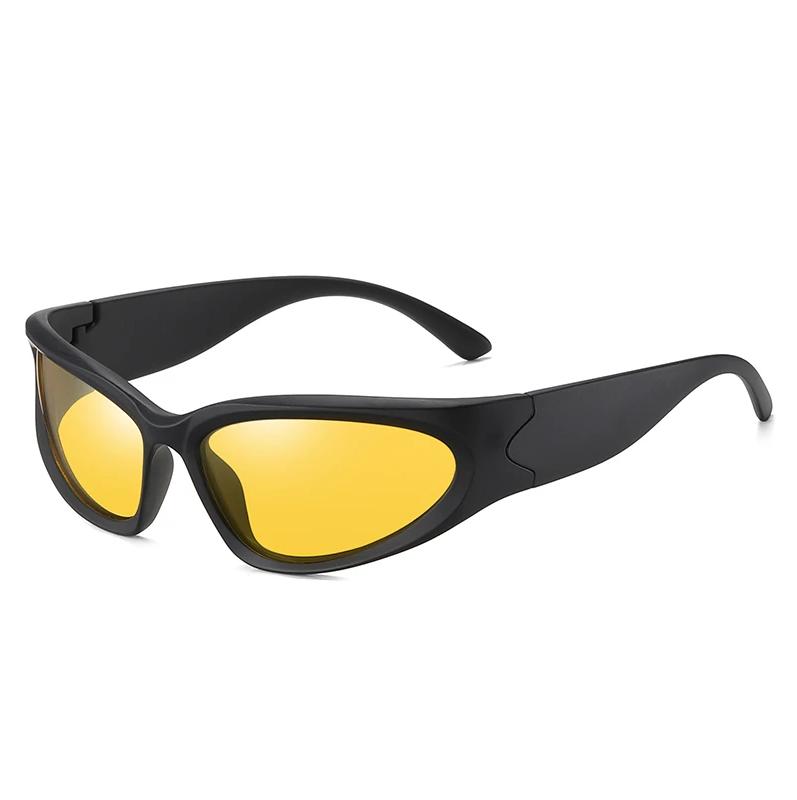 Gsbjxz Outdoors Sport Driving Myopia Sunglasses Men Small Frame Anti-Glare Prescription Sun Glasses 0 -0.5 -0.75 To -6