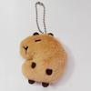 Cartoon Guinea Pig Plush Pendant Soft Cotton Stuffed Animal Doll Plushies Hanging Ornament Cute Brown Guinea Pig Plush Toy for Keychain Charm