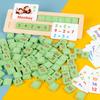 Spelling Word Letter Practice Wooden Stacking Blocks For Early Learning Toy