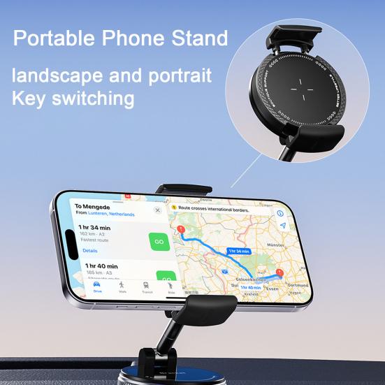 Magnetic Phone Clip Holder Mini Pocket Phone Mount Clip-on Mobile Stand Multi-Functional Stand for Gaming Watching Videos