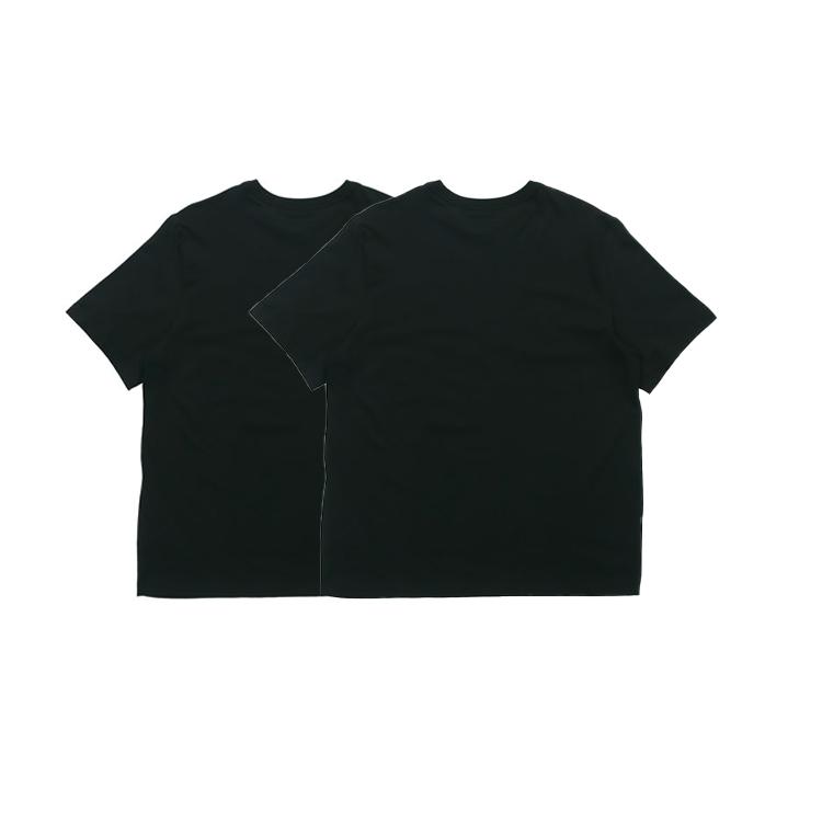 Nike Sportswear Essentials T Shirt Men's 2 Pack Black AR5005-010-2