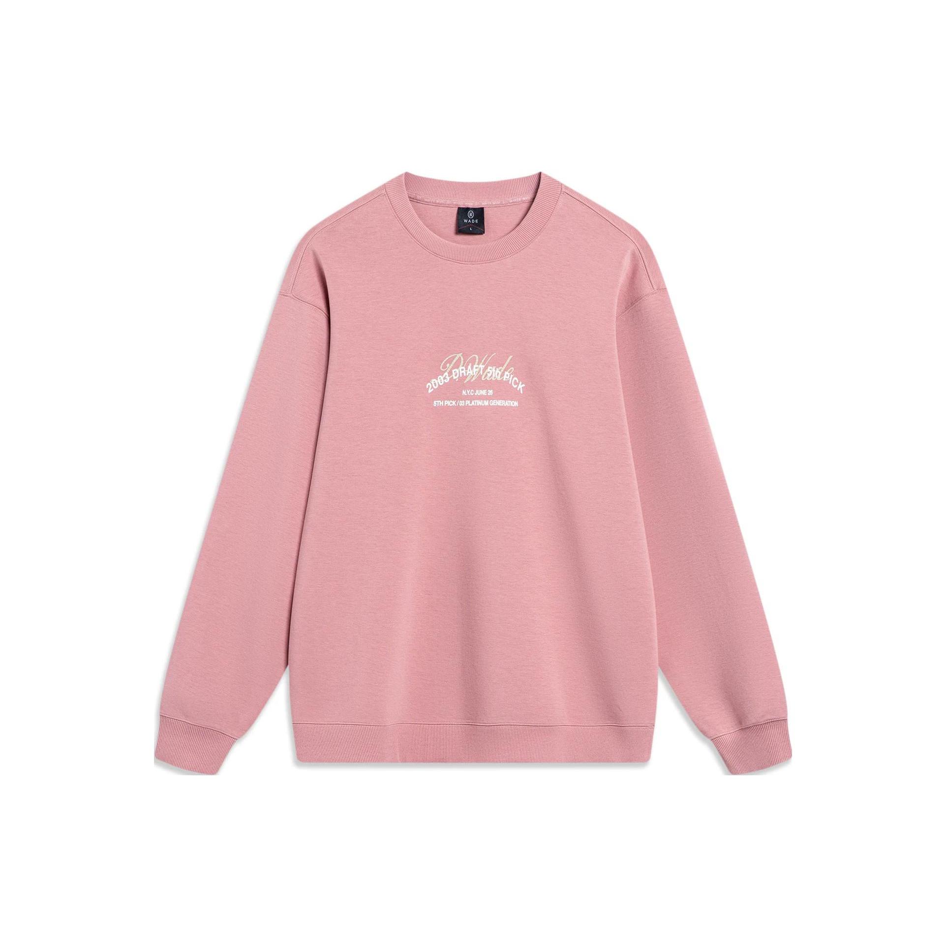 Li Ning Sweatshirt Men s Su Plum Pink AWDT493-7 L