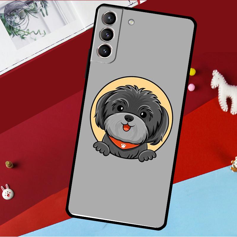 Cartoon Shih Tzu Dog Funda For Samsung Galaxy S26 S25 S24 S21 S22 S20 Ultra S9 S10 Plus S23 FE S25 FE Phone Case