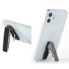 Mini Folding Mobile Phone Holder Stand Adjustable Angle Triangular Support Waterproof Pocket-Sized Thin Design Hands-Free Phone Mount for Daily Use