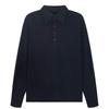 Mannergram 40-Count 2-Ply Long Sleeve Polo Shirt Dark Navy