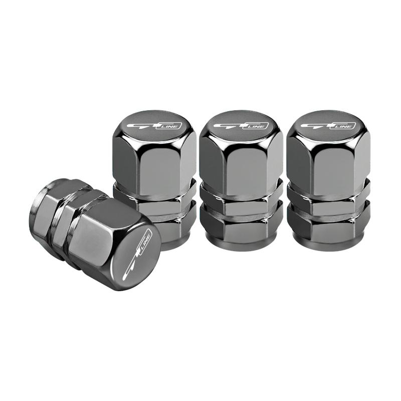 Metal Car Wheel Tire Valve Caps Air Stem Covers For KIA Rio 4 Ev3 Ev6 Niro Stonic Sportage GT-Line Ceed Picanto Forte Sorento K9