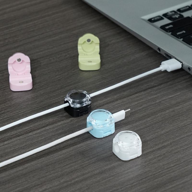 Multipurpose Magnetic Cord Winder, 6Pcs/set Easy Cable Storage Solution Magnetic Cable Management for Home and Office