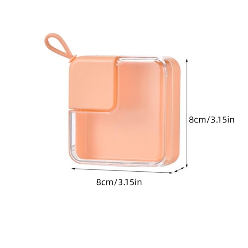 Transparent Powder Puff Beauty Egg Storage Box Safe Plastic Material Multifunctional Waterproof Dustproof Cosmetic Storage Box