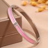 Hot-selling titanium steel bracelet, girls' high-end sense of fashion, popular light luxury in Europe and the United States, Gypsy star love diamond 