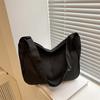 New Summer Popular Large-capacity Simple Casual Solid Color Shoulder Crossbody Fashion Class Commuter Tote Bag