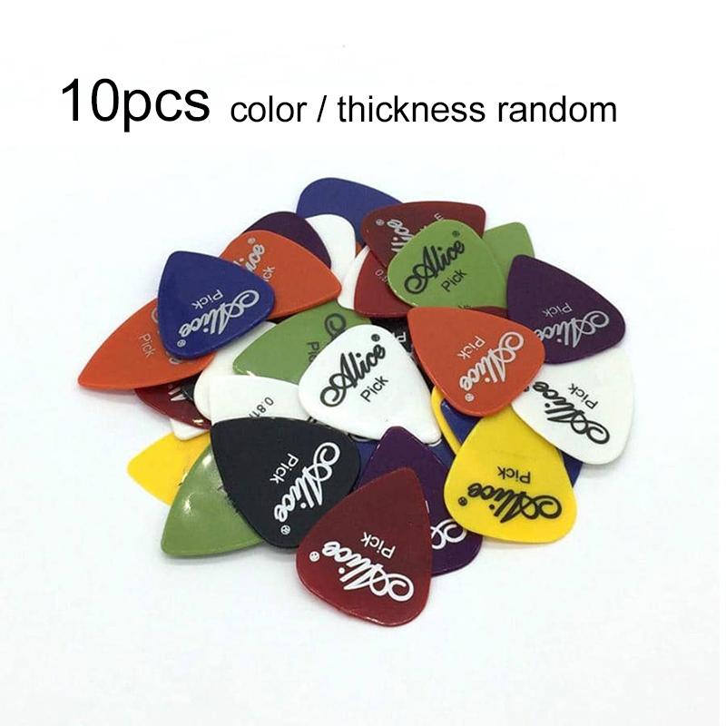 5-50Pcs Guitar Picks Guitar Music Instruments Accessories 0.58/0.71/0.81/0.96/1.2/1.5mm Electric Bass Plectrum Mediator Pick TMZ