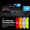 AAFO1 For Skoda Night Reflective Car Door Sticker Safety Warning Reflector Tape Decal Accessories S Kodiaq Octavia 2 3 Yeti Karoq