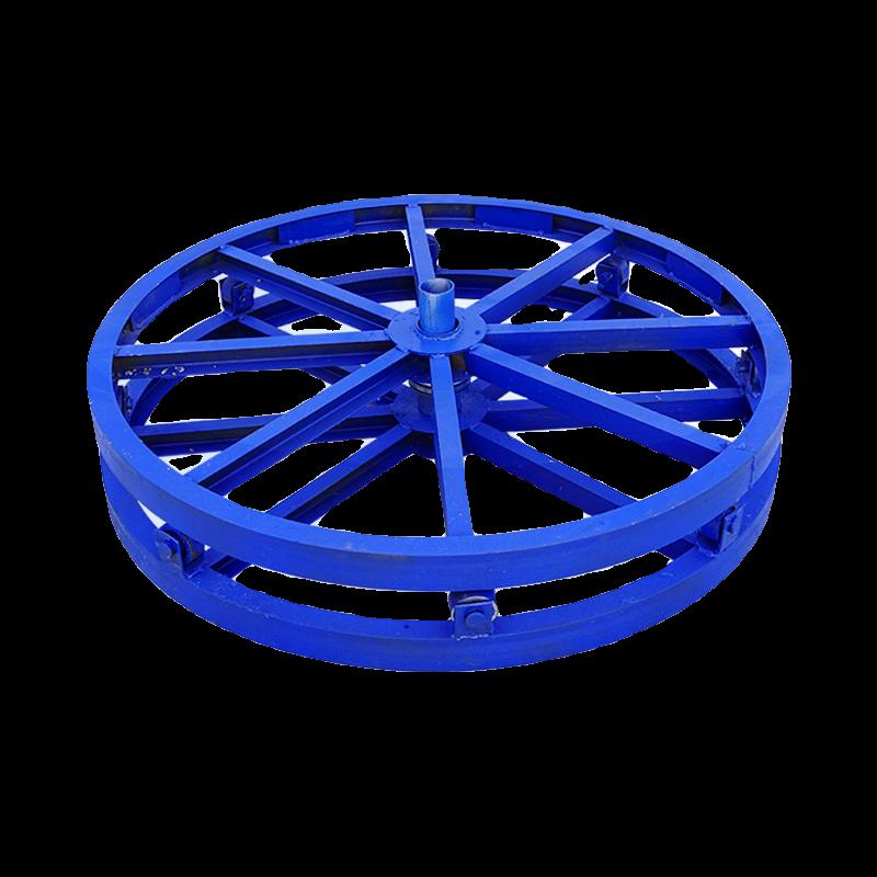 Heavy-Duty Channel Steel Cable Pay-off Reel with Brake