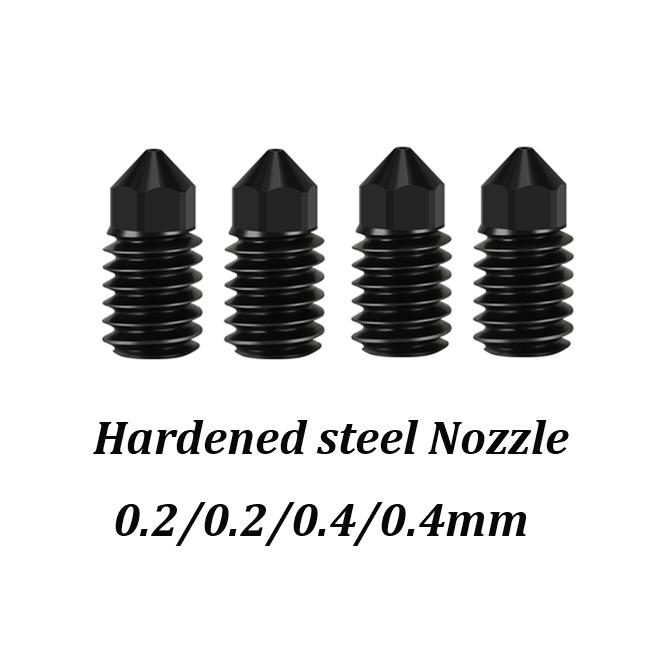 For Bambu Lab A1/A1 Mini Hotend Kit Fast Speed Printing Head Assembly Thermistor Heater 0.2/0.4/0.6/0.8mm Hardened Steel Nozzle