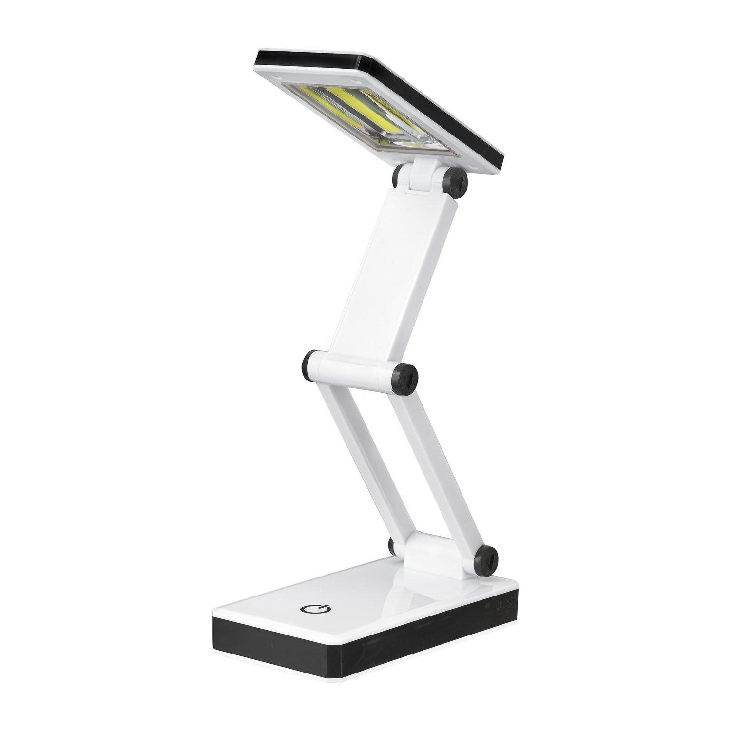 

ELPA LED compact desk light study desk LED light approximately 170g (excluding batteries) AS-LC01(W)