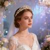 Rhinestones Bride Crowns Crystal Wedding Crown Metal Headbands Princess Tiaras  Weddings