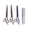 5 Pcs 7 Inch Professional Grooming Scissors Stainless Steel Rabbit Grooming Scissors Set for Small