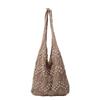 Pearl Decoration Beach Tote Bag For Summer Vacation With Large Capacity And Woven Design For Casual Daily Use