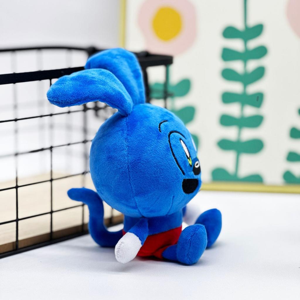 Neue Danno Cal Zeichnungen Riggy Plüschtiere Niedliche Weiche Stofftiere Anime Hasenpuppen für Mädchen Kinder Weihnachts- Geburtstagsgeschenk