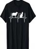 Schaf Shirt Katzenliebhaber Schaf Herzschlag Landwirt Schaf Liebhaber T-Shirt