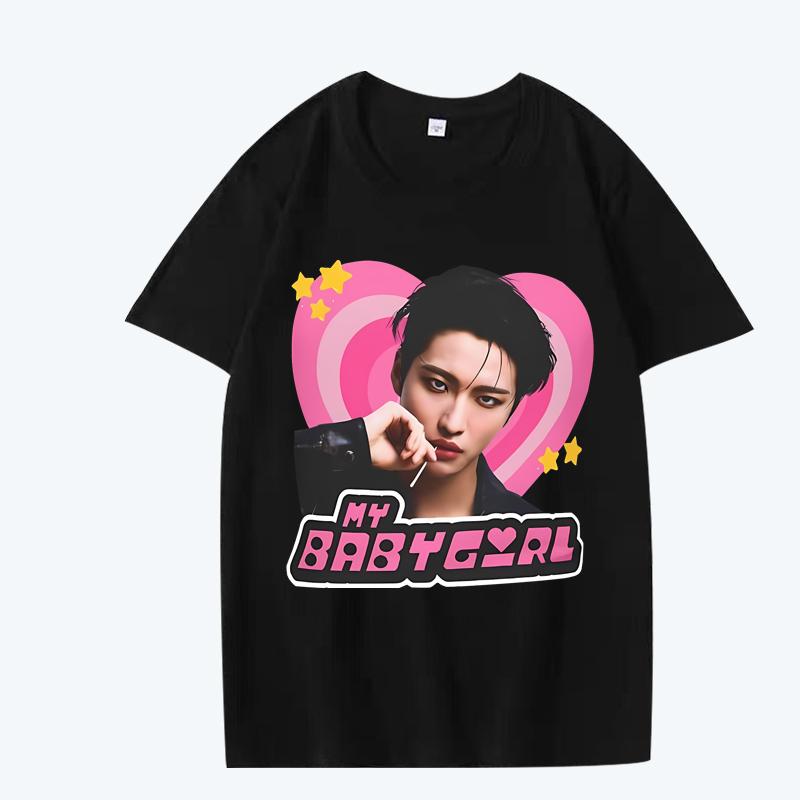 Ateez Seonghwa Magazine Y2k Babygirl T Shirt Unisex Women Oversized 100 Cotton Hot Sale Short Sleeve Summer Unisex Plus Size Tops
