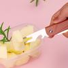 2-in-1 Foldable Fruit Knife & Peeler, Multifunctional Portable Kitchen Tool with Stainless Steel/ Ceramic Blade for Peeling