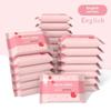 "10-Pack Portable Disposable Wet Wipes for Infants & Kids: Hand & Mouth Cleansing"