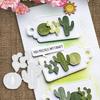Kaktus Metall Stanzformen Schablone für DIY Scrapbooking Fotoalbum Prägepapier Karten Basteln Stanzteile