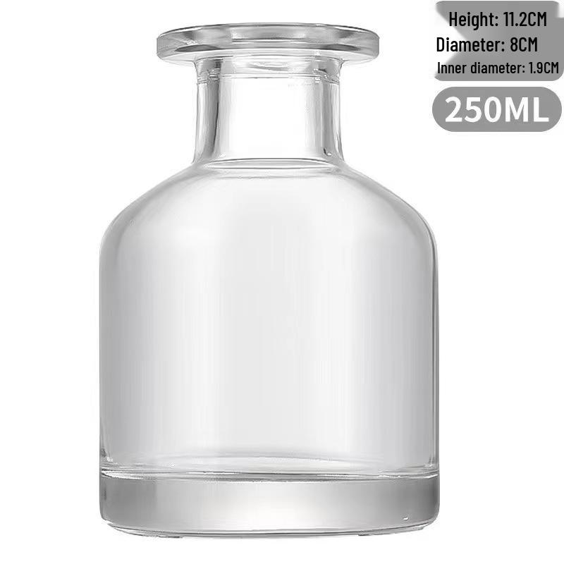 100ml Matte Black Aroma Diffuser Bottle with Free Glass Sample in Multi-color, Flameless Design