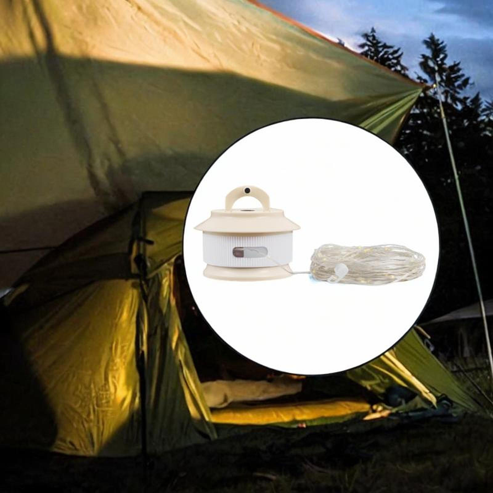 

Camping Lights Rechargeable with Hook Quick Storage 65.6ft Hanging Atmosphere бежевый
