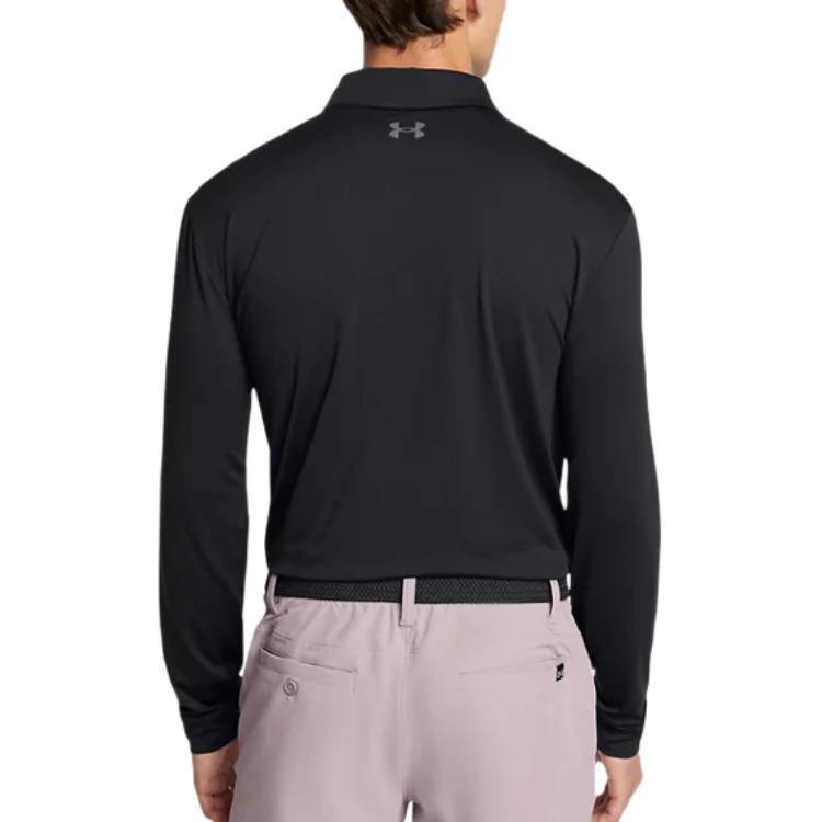 Under Armour Playoff Polo Shirt Men's Black Castle Stone 1387123-001