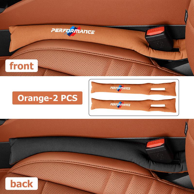 

For BMW 2pcs two-color patchwork suede material Car Seat Gap Filler 1 2 3 5 7 Series X1 X2 X3 X4 X5 X6 G20 G30 G11 G12