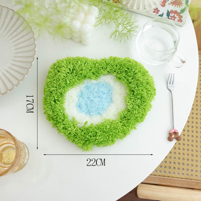 Moss Coaster Rug Kit: Beginner-Friendly Mori Style Doormat Gift Set
