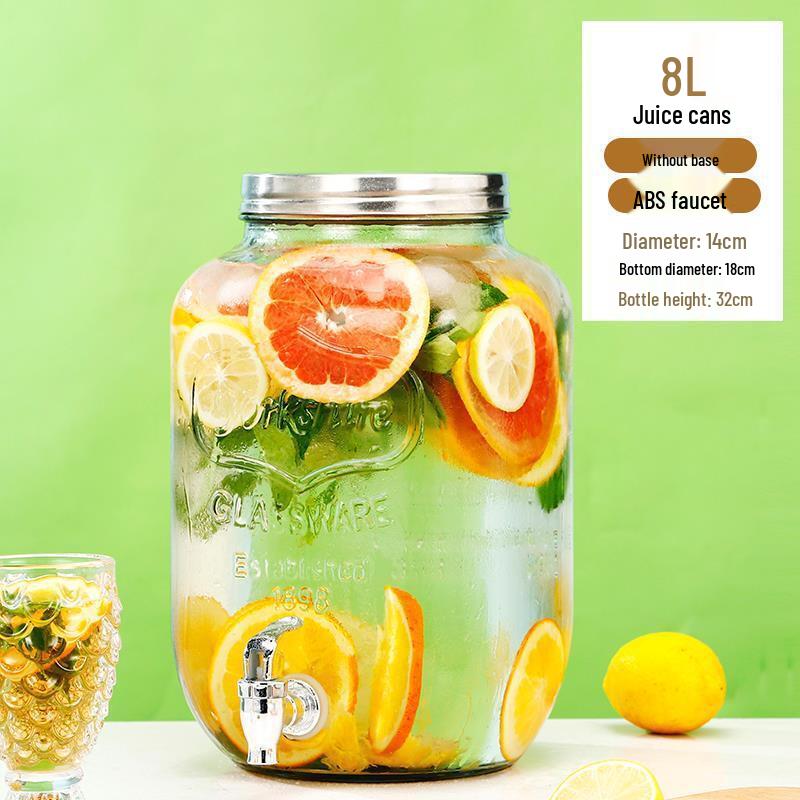 

Haofeng Glass Beverage Dispenser with Faucet